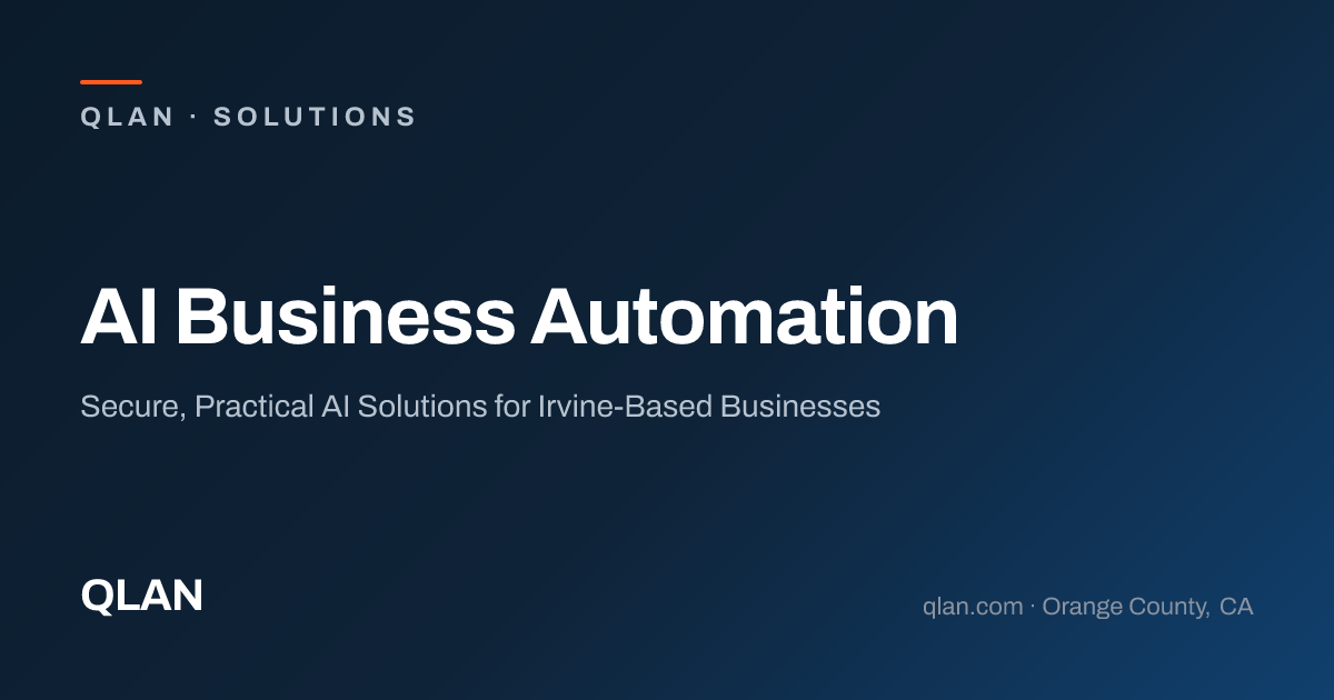 AI Services in Irvine | Local AI, Copilot 365 & Automation